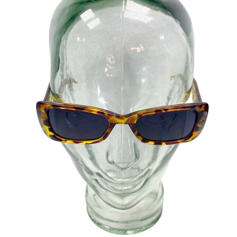 Retro Rectangle Tortoise Sunglasses